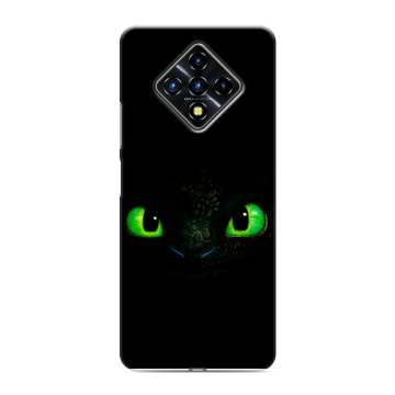 Силиконовый противоударный чехол на Infinix Zero 8 с принтом Как приручить дракона