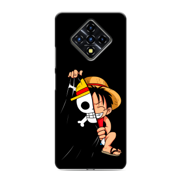 Силиконовый противоударный чехол на Infinix Zero 8 с принтом One Piece Ван Пис