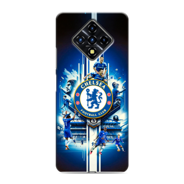 Силиконовый противоударный чехол на Infinix Zero 8 с принтом Chelsea Челси