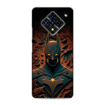 Силиконовый противоударный чехол на Infinix Zero 8 с принтом Batman Бэтмен