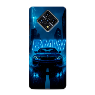 Силиконовый противоударный чехол на Infinix Zero 8 с принтом BMW БМВ