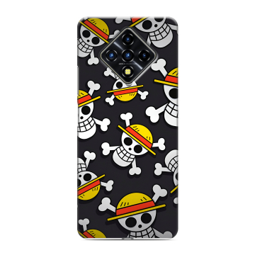Силиконовый противоударный чехол на Infinix Zero 8 с принтом One Piece Ван Пис