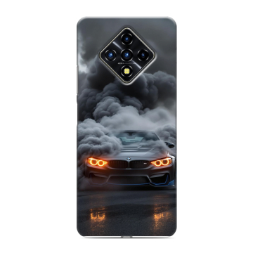 Силиконовый противоударный чехол на Infinix Zero 8 с принтом BMW БМВ Силиконовый противоударный чехол на Infinix Zero 8 с принтом BMW БМВ