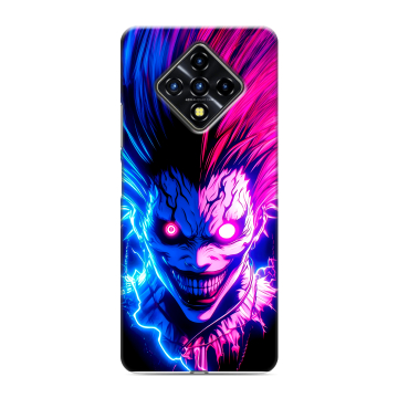 Силиконовый противоударный чехол на Infinix Zero 8 с принтом Death note Тетрадь смерти