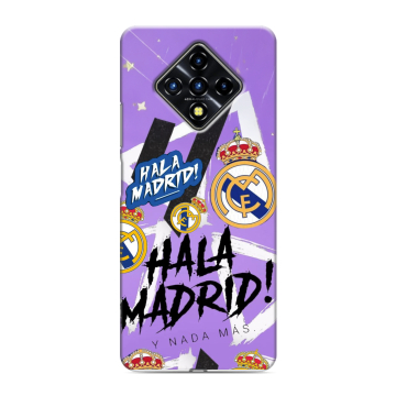 Силиконовый противоударный чехол на Infinix Zero 8 с принтом Real Madrid Реал Мадрид