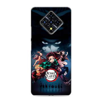 Силиконовый противоударный чехол на Infinix Zero 8 с принтом Demon Slayer Клинок рассекающий демонов Силиконовый противоударный чехол на Infinix Zero 8 с принтом Demon Slayer Клинок рассекающий демонов