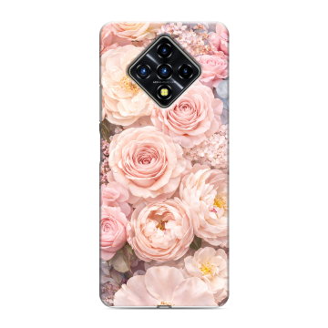 Силиконовый противоударный чехол на Infinix Zero 8 с принтом женский
