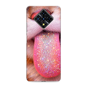 Силиконовый противоударный чехол на Infinix Zero 8 с принтом для девочек