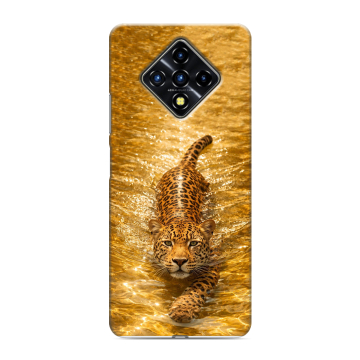 Силиконовый противоударный чехол на Infinix Zero 8 с принтом женский