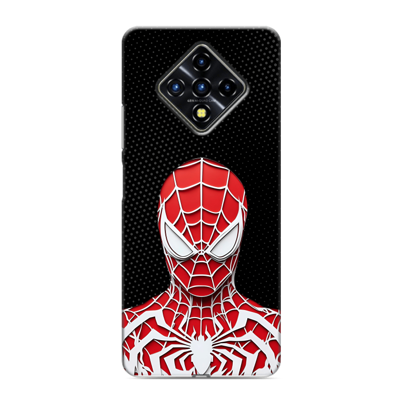 Силиконовый противоударный чехол на Infinix Zero 8 с принтом человек паук spiderman Силиконовый противоударный чехол на Infinix Zero 8 с принтом человек паук spiderman