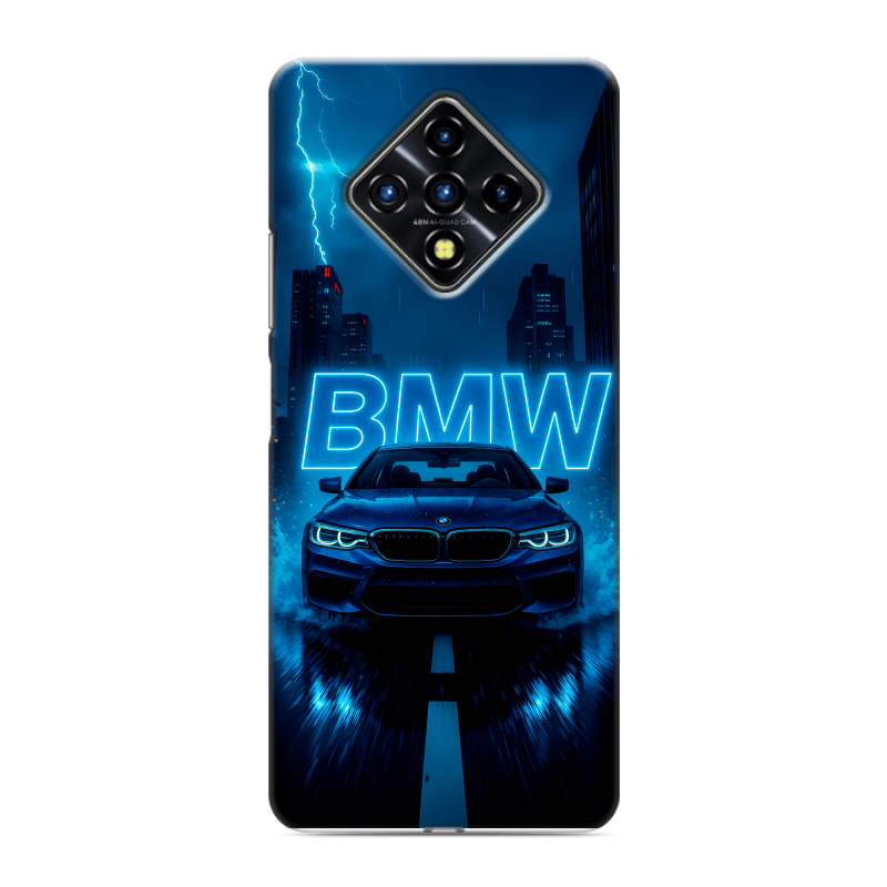 Силиконовый противоударный чехол на Infinix Zero 8 с принтом BMW БМВ Силиконовый противоударный чехол на Infinix Zero 8 с принтом BMW БМВ
