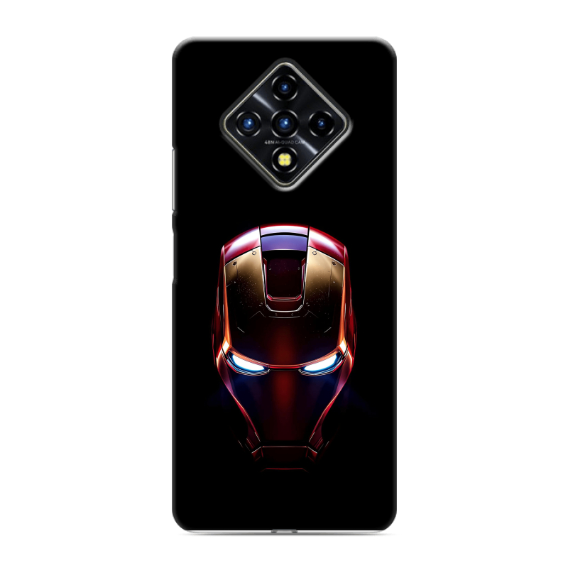 Силиконовый противоударный чехол на Infinix Zero 8 с принтом IronMan Железный человек Силиконовый противоударный чехол на Infinix Zero 8 с принтом IronMan Железный человек