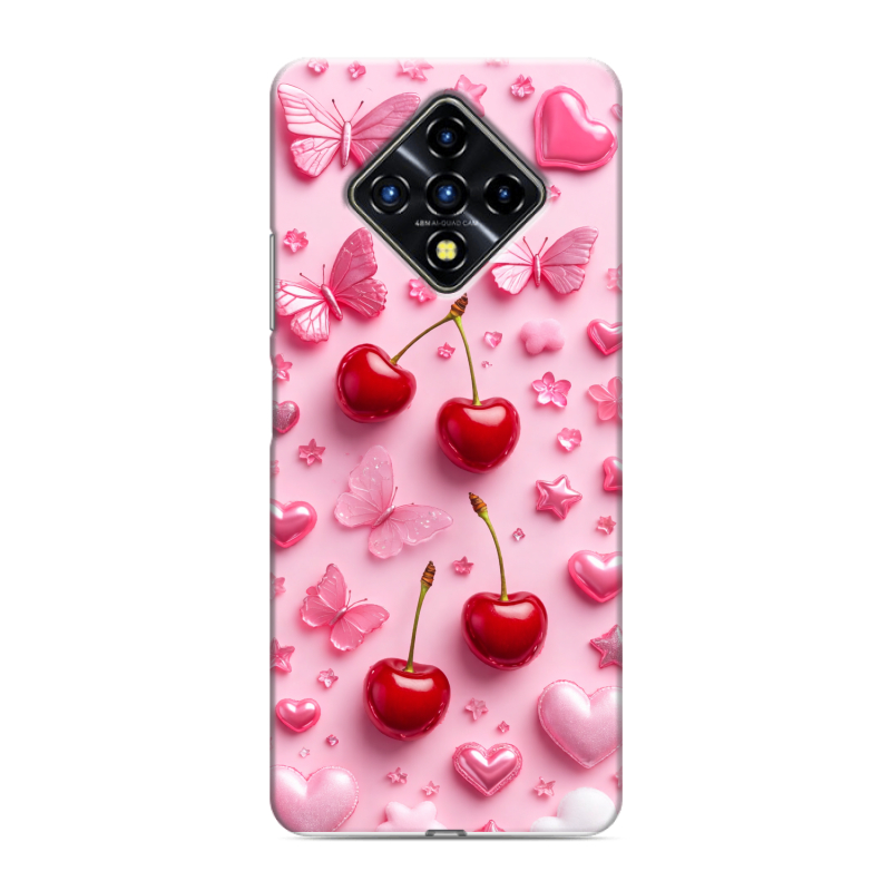 Силиконовый противоударный чехол на Infinix Zero 8 с принтом для девочек Силиконовый противоударный чехол на Infinix Zero 8 с принтом для девочек