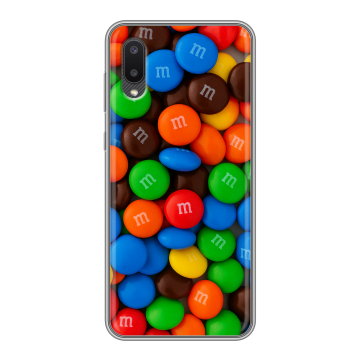 Силиконовый чехол на Samsung Galaxy A02 с принтом Конфеты Силиконовый чехол на Samsung Galaxy A02 с принтом Конфеты
