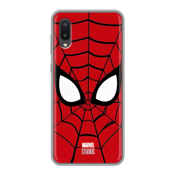 Силиконовый чехол на Samsung Galaxy A02 с принтом человек паук spiderman