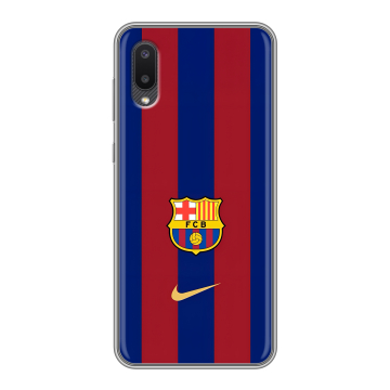 Силиконовый чехол на Samsung Galaxy A02 с принтом Барселона Barcelona Силиконовый чехол на Samsung Galaxy A02 с принтом Барселона Barcelona