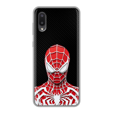 Силиконовый чехол на Samsung Galaxy A02 с принтом человек паук spiderman Силиконовый чехол на Samsung Galaxy A02 с принтом человек паук spiderman
