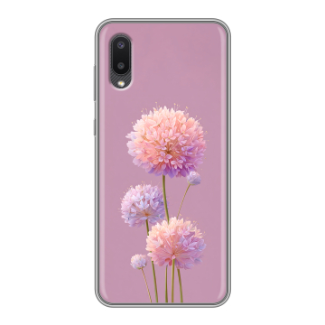 Силиконовый чехол на Samsung Galaxy A02 с принтом Цветы Силиконовый чехол на Samsung Galaxy A02 с принтом Цветы