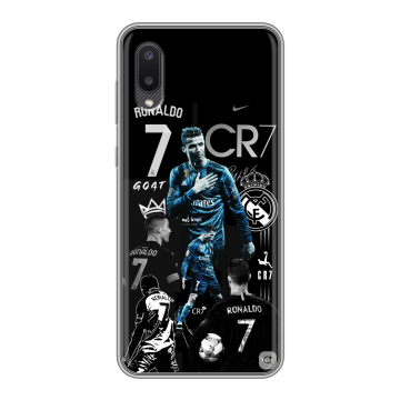 Силиконовый чехол на Samsung Galaxy A02 с принтом Реал Роналдо Силиконовый чехол на Samsung Galaxy A02 с принтом Реал Роналдо