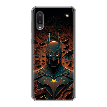 Силиконовый чехол на Samsung Galaxy A02 с принтом Batman Бэтмен Силиконовый чехол на Samsung Galaxy A02 с принтом Batman Бэтмен