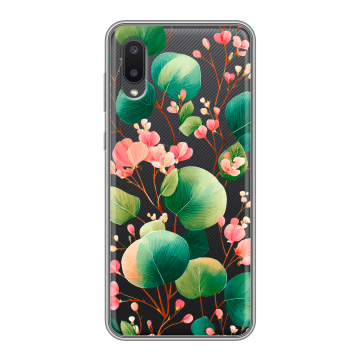 Силиконовый чехол на Samsung Galaxy A02 с принтом женский Силиконовый чехол на Samsung Galaxy A02 с принтом женский