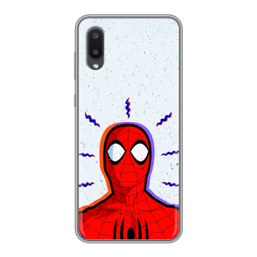 Силиконовый чехол на Samsung Galaxy A02 с принтом Spiderman Человек паук Силиконовый чехол на Samsung Galaxy A02 с принтом Spiderman Человек паук