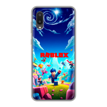 Силиконовый чехол на Samsung Galaxy A02 с принтом Roblox Роблокс Силиконовый чехол на Samsung Galaxy A02 с принтом Roblox Роблокс