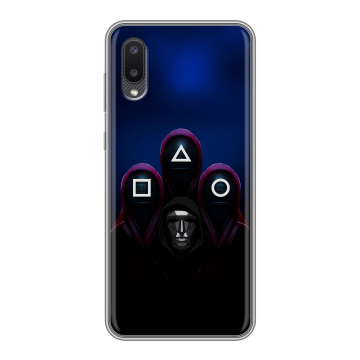 Силиконовый чехол на Samsung Galaxy A02 с принтом Игра Кальмара