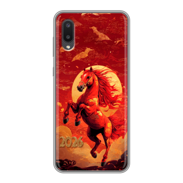 Силиконовый чехол на Samsung Galaxy A02 с принтом Новый год Силиконовый чехол на Samsung Galaxy A02 с принтом Новый год