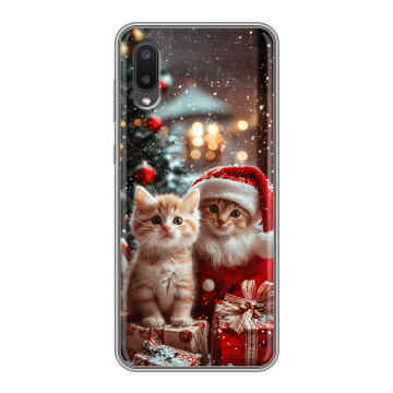 Силиконовый чехол на Samsung Galaxy A02 с принтом Новый год Силиконовый чехол на Samsung Galaxy A02 с принтом Новый год