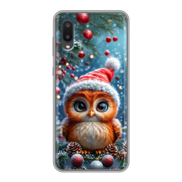 Силиконовый чехол на Samsung Galaxy A02 с принтом Новый год