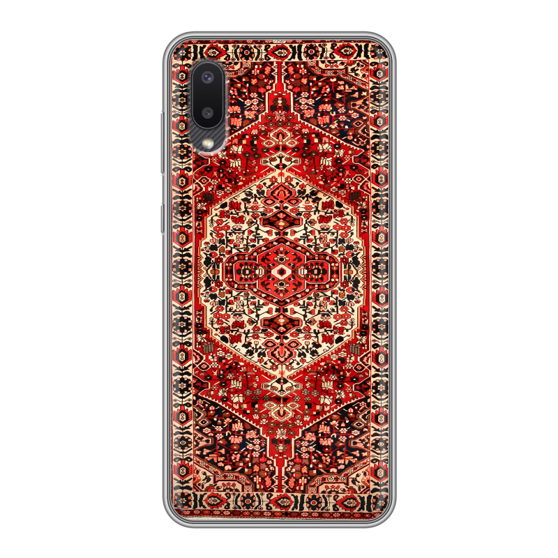 Силиконовый противоударный чехол на Samsung Galaxy A02 с принтом Ковер Силиконовый противоударный чехол на Samsung Galaxy A02 с принтом Ковер