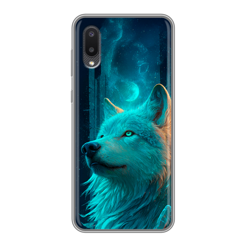 Силиконовый чехол на Samsung Galaxy A02 с принтом бабочки саккура Силиконовый чехол на Samsung Galaxy A02 с принтом бабочки саккура