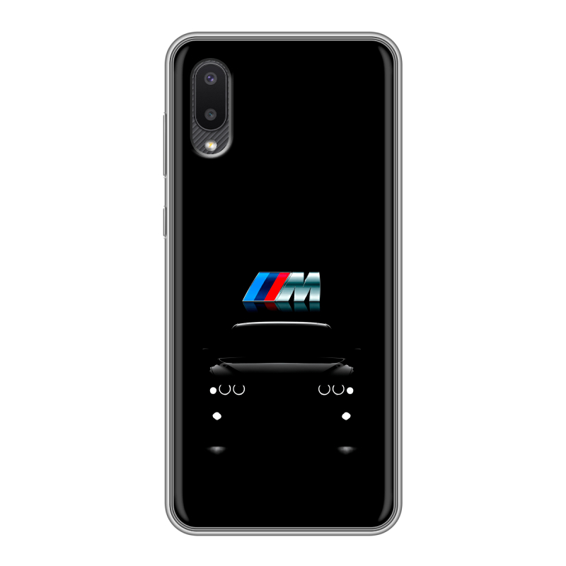Силиконовый чехол на Samsung Galaxy A02 с принтом БМВ BMW Силиконовый чехол на Samsung Galaxy A02 с принтом БМВ BMW