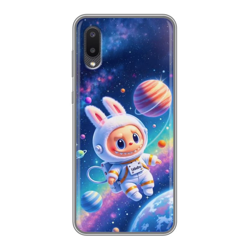 Силиконовый чехол на Samsung Galaxy A02 с принтом Labubu Лабубу Силиконовый чехол на Samsung Galaxy A02 с принтом Labubu Лабубу