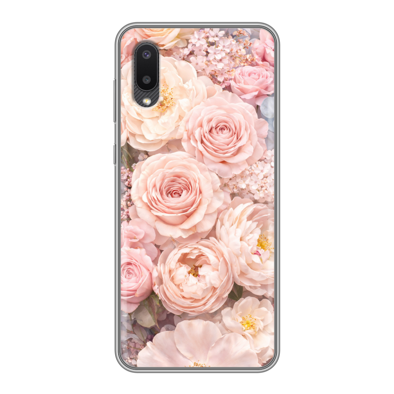 Пластиковый чехол на Samsung Galaxy A02 с принтом женский Пластиковый чехол на Samsung Galaxy A02 с принтом женский