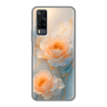 Силиконовый чехол на Vivo Y31 с принтом Женский Силиконовый чехол на Vivo Y31 с принтом Женский