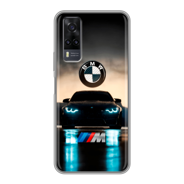 Силиконовый чехол на Vivo Y31 с принтом БМВ BMW Силиконовый чехол на Vivo Y31 с принтом БМВ BMW