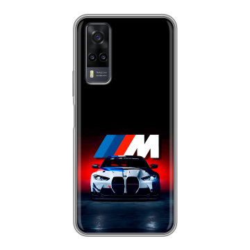 Силиконовый чехол на Vivo Y31 с принтом БМВ BMW Силиконовый чехол на Vivo Y31 с принтом БМВ BMW