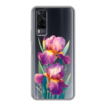 Силиконовый чехол на Vivo Y31 с принтом Цветы орхидеи Силиконовый чехол на Vivo Y31 с принтом Цветы орхидеи