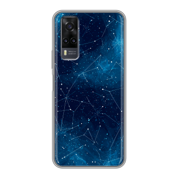 Силиконовый чехол на Vivo Y31 с принтом Космос звезды Силиконовый чехол на Vivo Y31 с принтом Космос звезды
