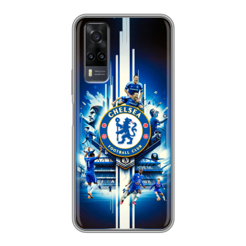Силиконовый чехол на Vivo Y31 с принтом Chelsea Челси Силиконовый чехол на Vivo Y31 с принтом Chelsea Челси