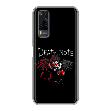 Силиконовый чехол на Vivo Y31 с принтом Death note Тетрадь смерти