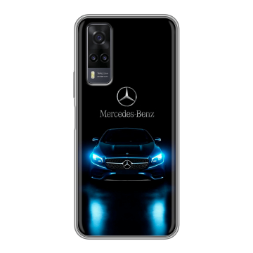 Силиконовый чехол на Vivo Y31 с принтом Mercedes Мерседес Силиконовый чехол на Vivo Y31 с принтом Mercedes Мерседес