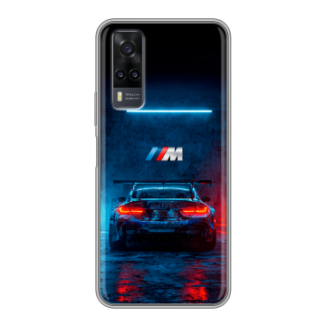 Силиконовый чехол на Vivo Y31 с принтом BMW БМВ
