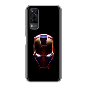Силиконовый чехол на Vivo Y31 с принтом IronMan Железный человек