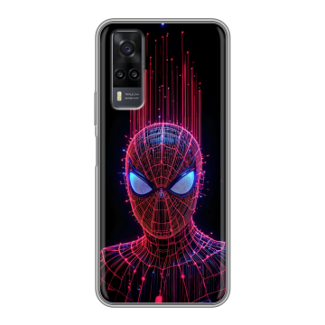 Силиконовый чехол на Vivo Y31 с принтом Spiderman Человек паук
