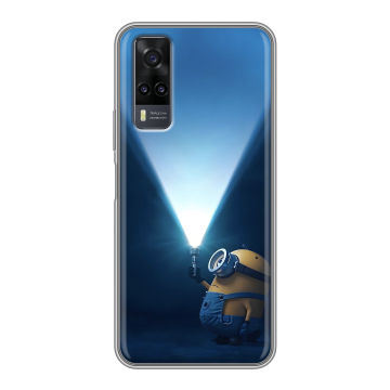 Силиконовый чехол на Vivo Y31 с принтом Миньоны