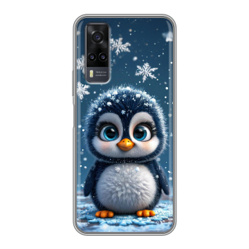Силиконовый чехол на Vivo Y31 с принтом Новый год Силиконовый чехол на Vivo Y31 с принтом Новый год