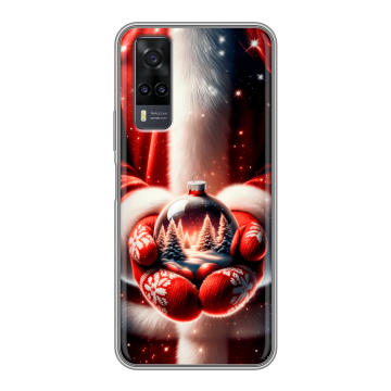Силиконовый чехол на Vivo Y31 с принтом Новый год Силиконовый чехол на Vivo Y31 с принтом Новый год